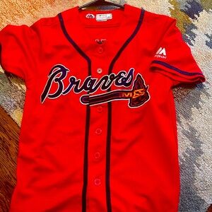 Braves jersey youth M